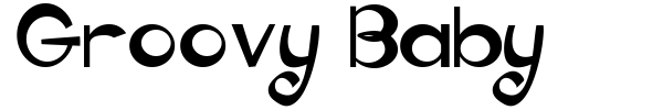Groovy Baby font preview